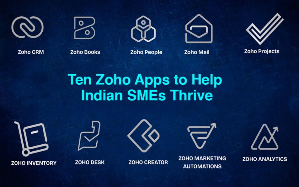 Ten Zoho Apps to Help Indian SMEs Thrive