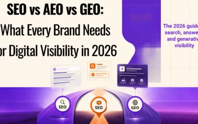 SEO vs AEO vs GEO: What Every Brand Needs for Digital Visibility in 2026